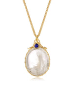 Load image into Gallery viewer, white “rabbit hair” quartz pendant