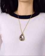 Load image into Gallery viewer, pine tree phantom quartz pendant