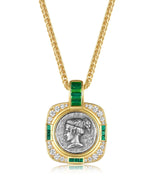 Load image into Gallery viewer, "Fortune Goddess" Coin Sterling Silver Necklace
