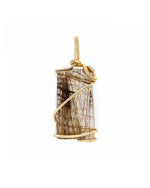 Load image into Gallery viewer, pharaoh golden rutilated quartz pendant