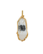 Load image into Gallery viewer, double pointed herkimer diamond pendant