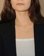 Load image into Gallery viewer, oval link golden chain necklace