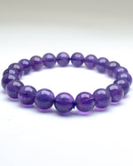 Load image into Gallery viewer, Amethyst Bracelet 10mm
