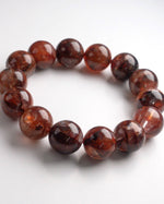 Load image into Gallery viewer, Hematoid Quartz Bracelet (Deep Red)