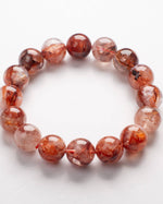 Load image into Gallery viewer, Hematoid Quartz Bracelet (Light Red)