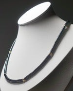 Load image into Gallery viewer, Black Agate Stone Necklace