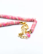Load image into Gallery viewer, Pink Jade Stone Necklace