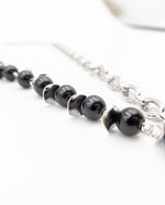 Load image into Gallery viewer, Cyber Rhinestones Beaded Necklace