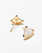 Load image into Gallery viewer, Golden Divas Stud Earrings