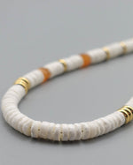 Load image into Gallery viewer, White Shell Stone Necklace