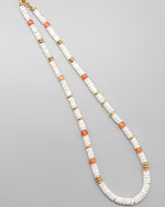 Load image into Gallery viewer, White Shell Stone Necklace