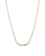 Load image into Gallery viewer, Egg Cream Chalcedony Stone Necklace