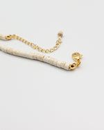 Load image into Gallery viewer, Egg Cream Chalcedony Stone Necklace