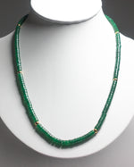 Load image into Gallery viewer, Green Chalcedony Stone Necklace