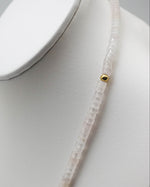 Load image into Gallery viewer, Baby Pink Chalcedony Stone Necklace