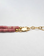 Load image into Gallery viewer, Pink Jade Stone Necklace