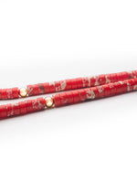 Load image into Gallery viewer, Red Line Stone Necklace