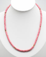 Load image into Gallery viewer, Pink Chalcedony Stone Necklace
