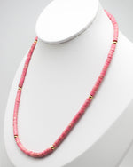 Load image into Gallery viewer, Pink Chalcedony Stone Necklace