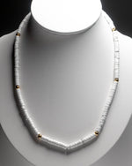 Load image into Gallery viewer, White Howlite Stone Necklace