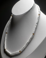 Load image into Gallery viewer, White Howlite Stone Necklace