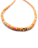 Load image into Gallery viewer, Orange Chalcedony Stone Necklace