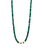 Load image into Gallery viewer, Green Chalcedony Pearl Necklace