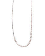 Load image into Gallery viewer, Gravel Stone Beaded Pearl Necklace