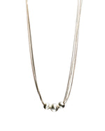 Load image into Gallery viewer, Silver Bead Necklace