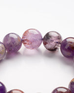 Load image into Gallery viewer, purple phantom quartz bracelet