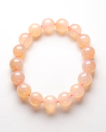 Load image into Gallery viewer, light pink agate bracelet