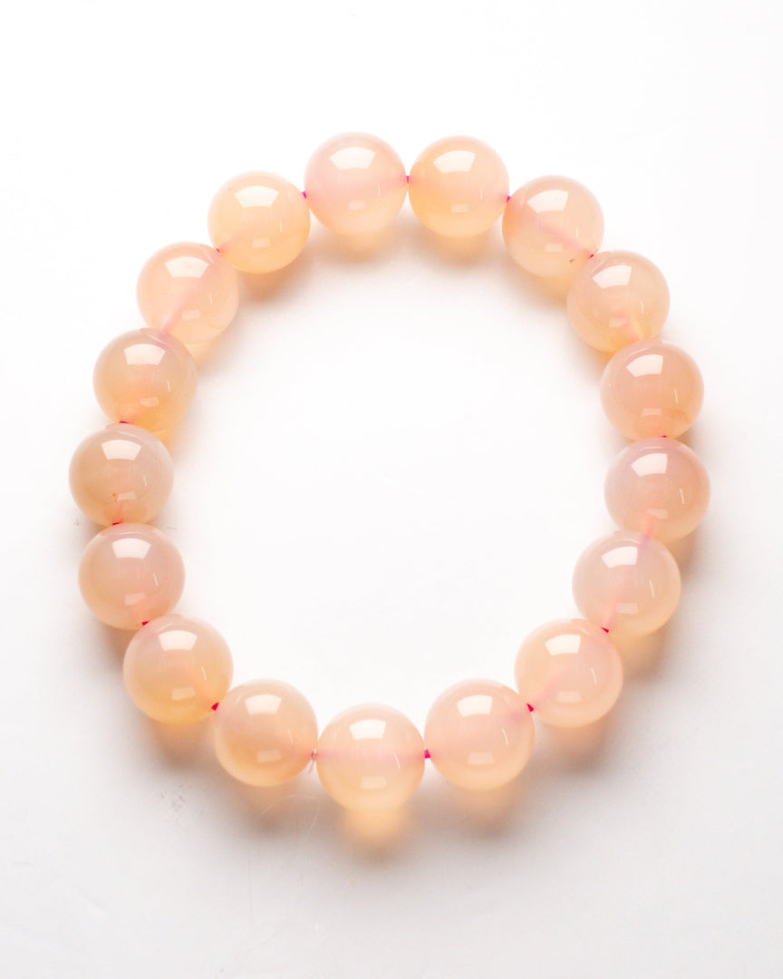 light pink agate bracelet