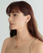 Load image into Gallery viewer, teardrop red rutilated quartz pendant