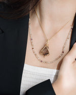 Load image into Gallery viewer, smoky super seven pendant