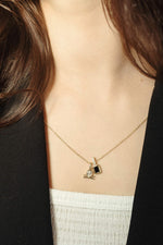 Load image into Gallery viewer, Libra Obsidian Zodiac Energy Necklace