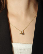 Load image into Gallery viewer, Aquarius Amethyst Zodiac Energy Necklace