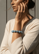 Load image into Gallery viewer, Aquamarine Bracelet (Natural Inclusion)