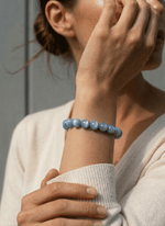 Load image into Gallery viewer, Aquamarine Bracelet (Natural Inclusion)
