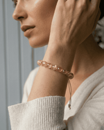 Load image into Gallery viewer, Hematoid Quartz Bracelet (Yellow)