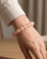 Load image into Gallery viewer, Pink Agate Bracelet (Peach)