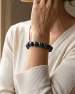 Load image into Gallery viewer, Tiger’s Eye Bracelet (Blue)