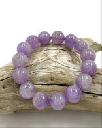 Load image into Gallery viewer, Natural Purple Rutilated Quartz Bracelet