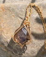 Load image into Gallery viewer, smoky super seven pendant
