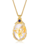 Load image into Gallery viewer, egg hematoid quartz pendant
