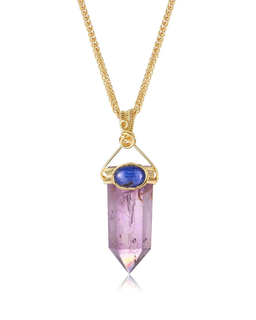 amethyst obelisk pendant