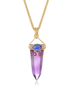 Load image into Gallery viewer, Large Amethyst Obelisk Pendant
