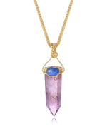 Load image into Gallery viewer, Large Amethyst Obelisk Pendant
