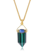 Load image into Gallery viewer, Bold Malachite Obelisk Pendant
