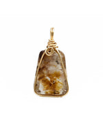 Load image into Gallery viewer, hematoid quartz pendant
