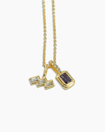 Load image into Gallery viewer, Aquarius Amethyst Zodiac Energy Necklace
